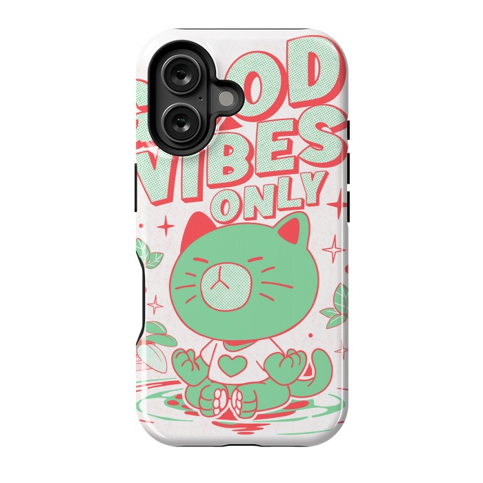 iPhone 16 StrongFit Good Vibes Only  by Ilustrata