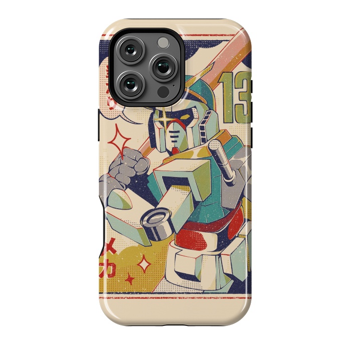 iPhone 16 Pro Max StrongFit Baseball Mecha by Ilustrata