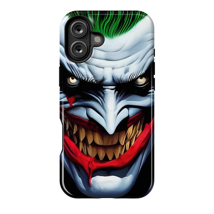 iPhone 16 Plus StrongFit Why so Serious? by Mitxel Gonzalez