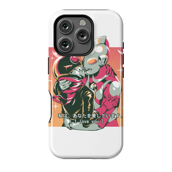 iPhone 16 Pro StrongFit Tokusatsu Love by Ilustrata