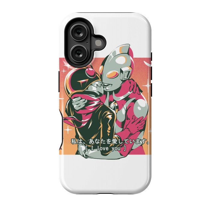 iPhone 16 StrongFit Tokusatsu Love by Ilustrata