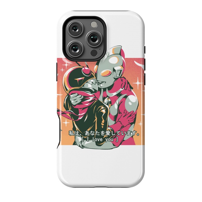 iPhone 16 Pro Max StrongFit Tokusatsu Love by Ilustrata