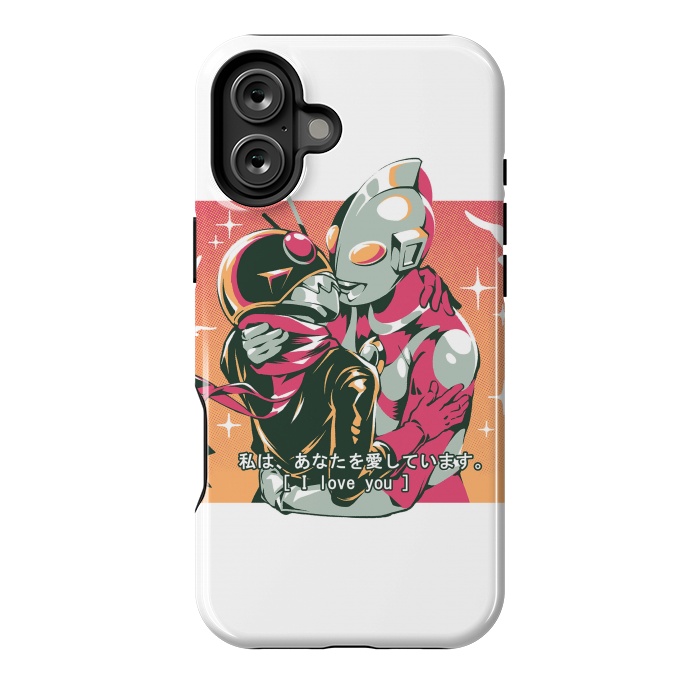 iPhone 16 Plus StrongFit Tokusatsu Love by Ilustrata