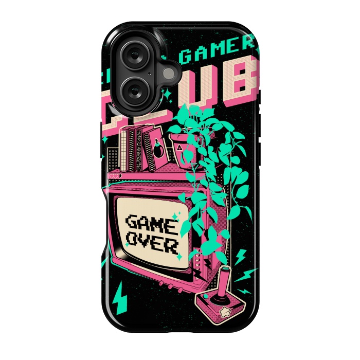 iPhone 16 StrongFit Retro Gamer Club  by Ilustrata