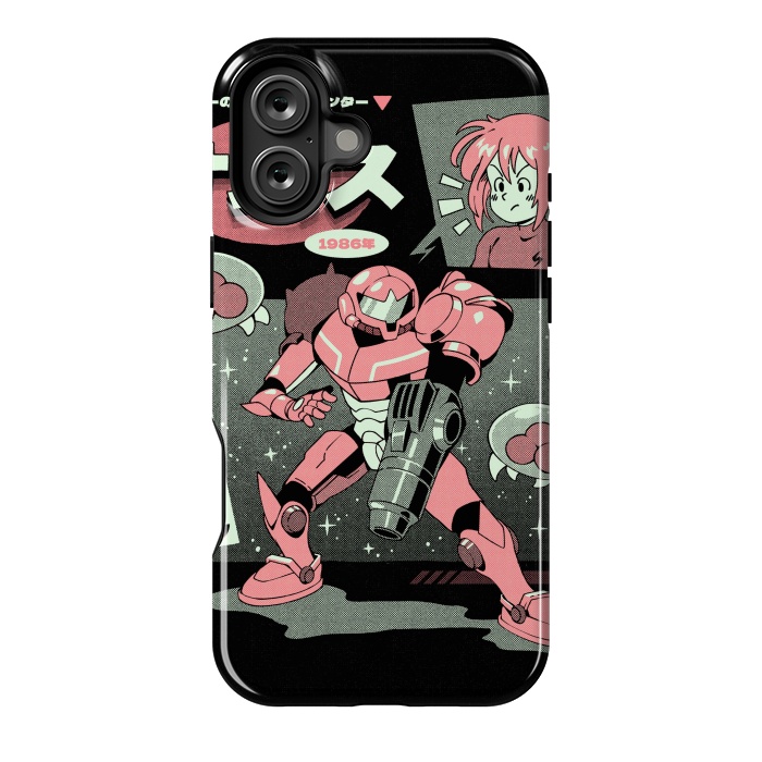 iPhone 16 Plus StrongFit Bounty Hunter From Space by Ilustrata