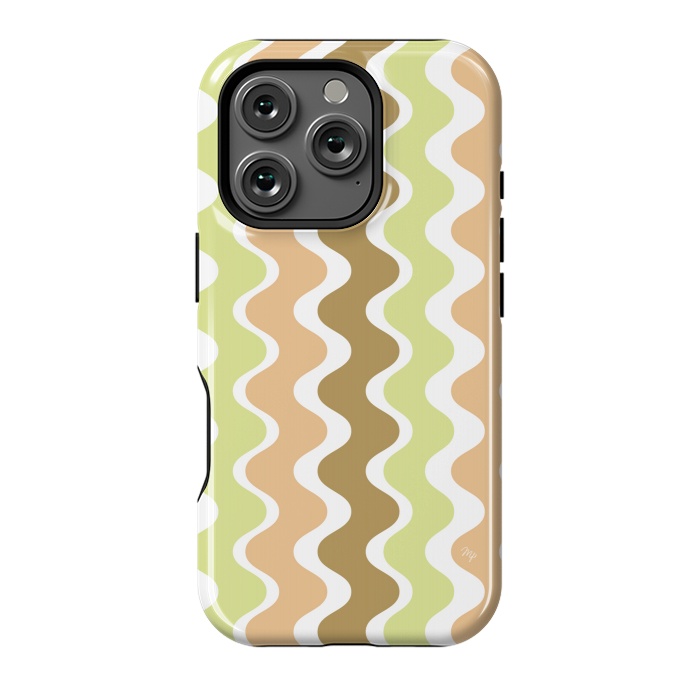 iPhone 16 Pro StrongFit Retro Waves by Martina