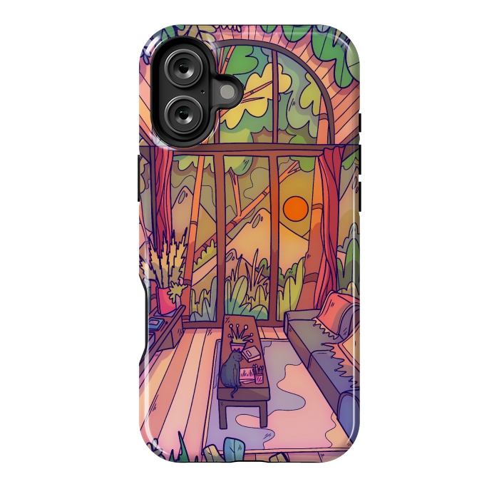 iPhone 16 Plus StrongFit My forest home by Steve Wade (Swade)