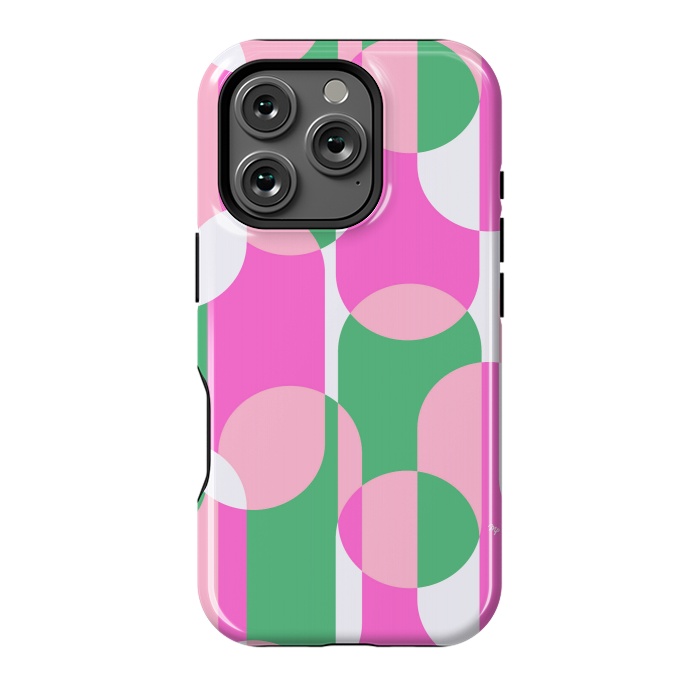 iPhone 16 Pro StrongFit Bright shapes by Martina