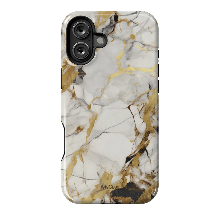 iPhone 16 Plus StrongFit Gold dust by ArtsCase