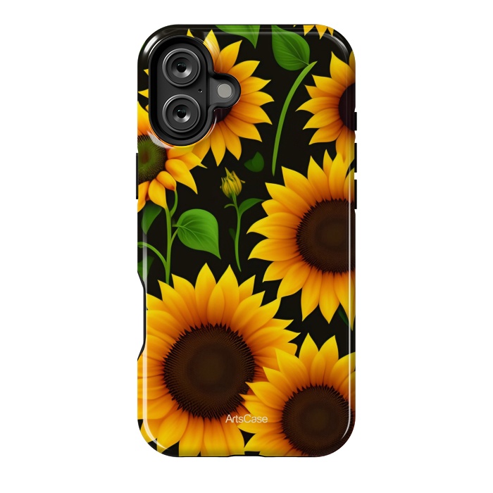 iPhone 16 Plus StrongFit Girasoles Magicos by ArtsCase