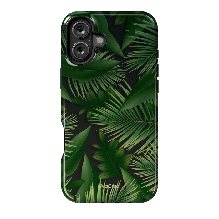 iPhone 16 Plus StrongFit Tropical Leaves Garden by ArtsCase