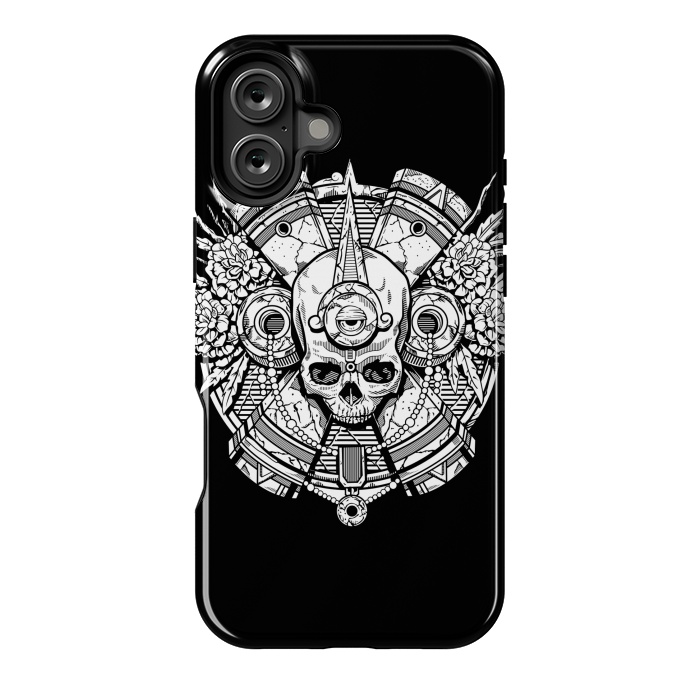 iPhone 16 Plus StrongFit Aztec Skull by Winston