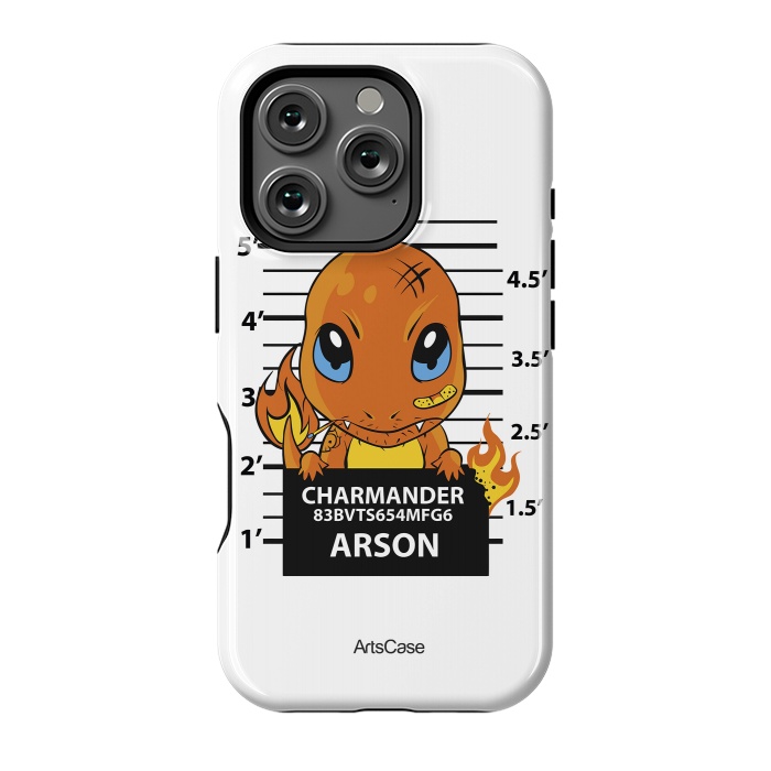 iPhone 16 Pro StrongFit Bring Home the Warmth: Charmander-Inspired Plush Toy by ArtsCase