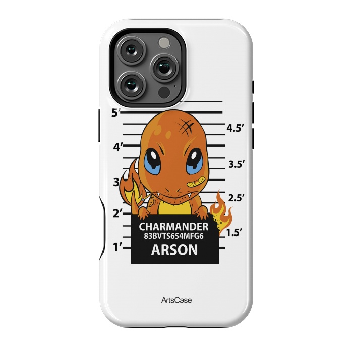 iPhone 16 Pro Max StrongFit Bring Home the Warmth: Charmander-Inspired Plush Toy by ArtsCase