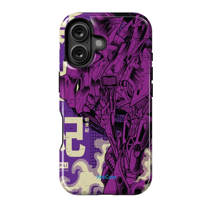 iPhone 16 StrongFit Enter a New Reality: Immerse Yourself in the Enigmatic World of Eva by ArtsCase