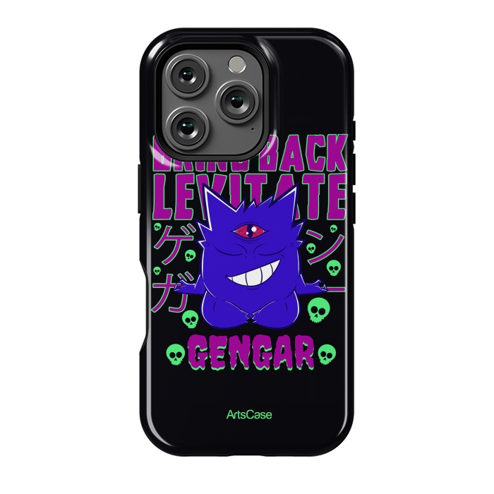 iPhone 16 Pro StrongFit Hauntingly Delightful: Bring Home the Mischief with Gengar-Inspired by ArtsCase