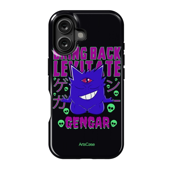 iPhone 16 StrongFit Hauntingly Delightful: Bring Home the Mischief with Gengar-Inspired by ArtsCase