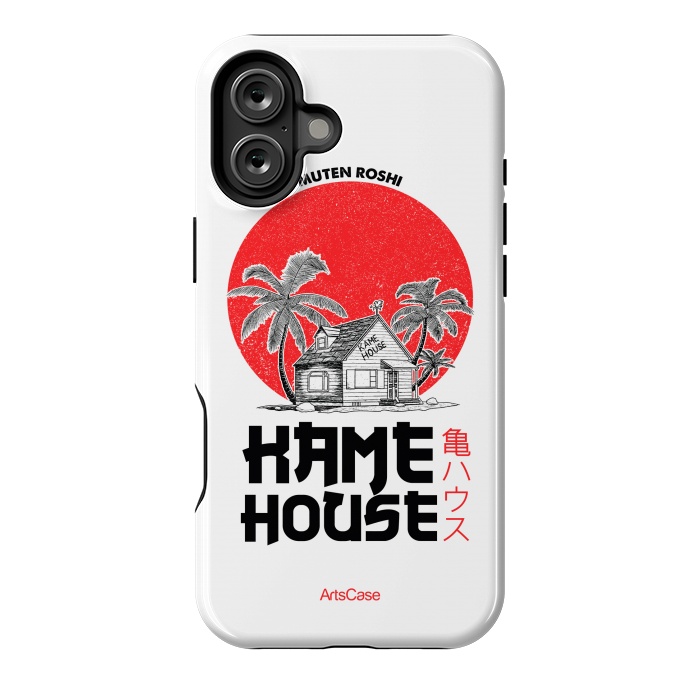 iPhone 16 Plus StrongFit Channel Your Inner Turtle Hermit: Explore Kame House-Themed by ArtsCase