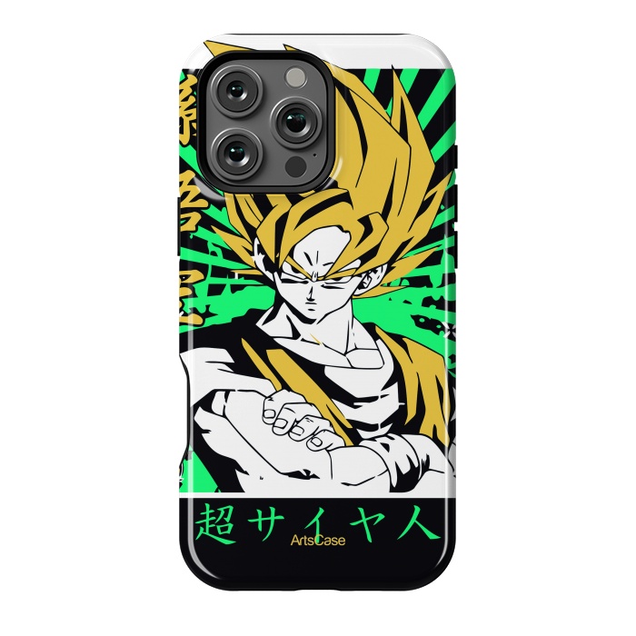 iPhone 16 Pro Max StrongFit Unleash the Inner Warrior: Transform Your Collection with Super Saiyan-Inspired by ArtsCase