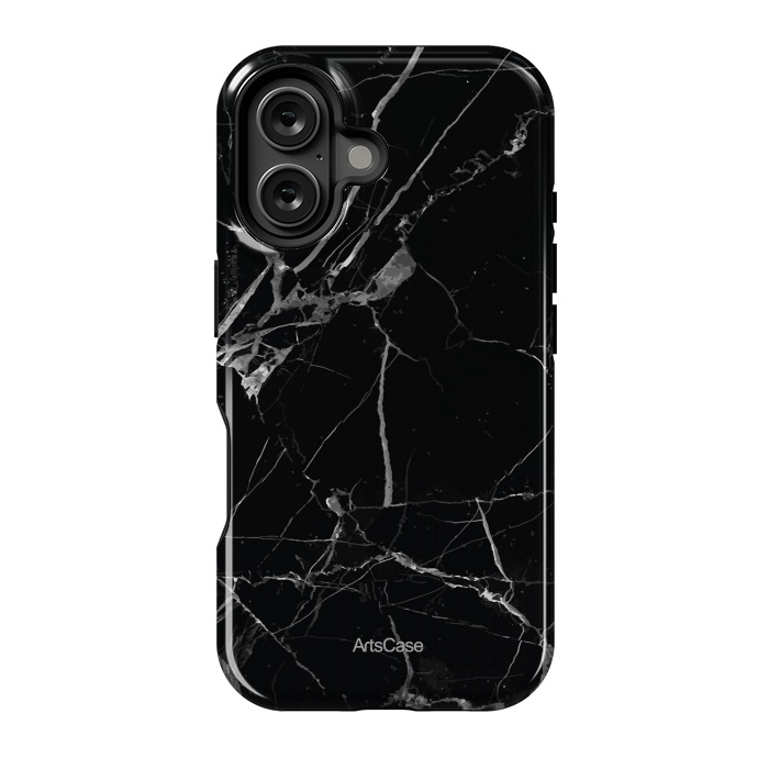 iPhone 16 StrongFit Noir Marble by ArtsCase