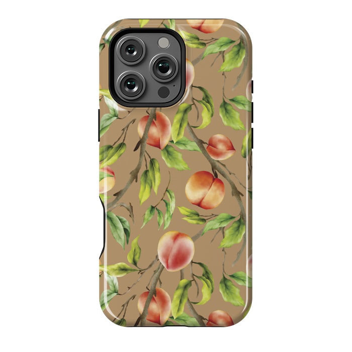 iPhone 16 Pro Max StrongFit Peaches on the tree by Bledi