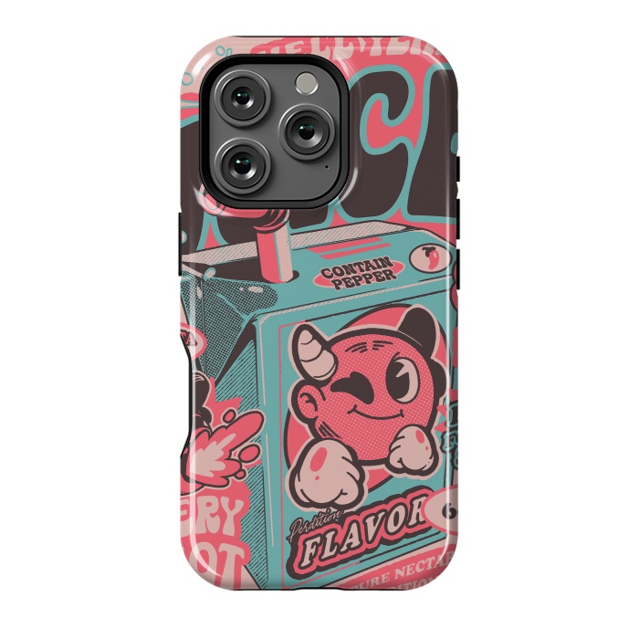 iPhone 16 Pro StrongFit Pink - Hell Yeah Juice  by Ilustrata