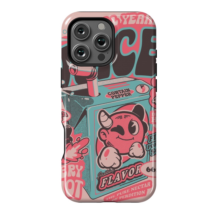 iPhone 16 Pro Max StrongFit Pink - Hell Yeah Juice  by Ilustrata