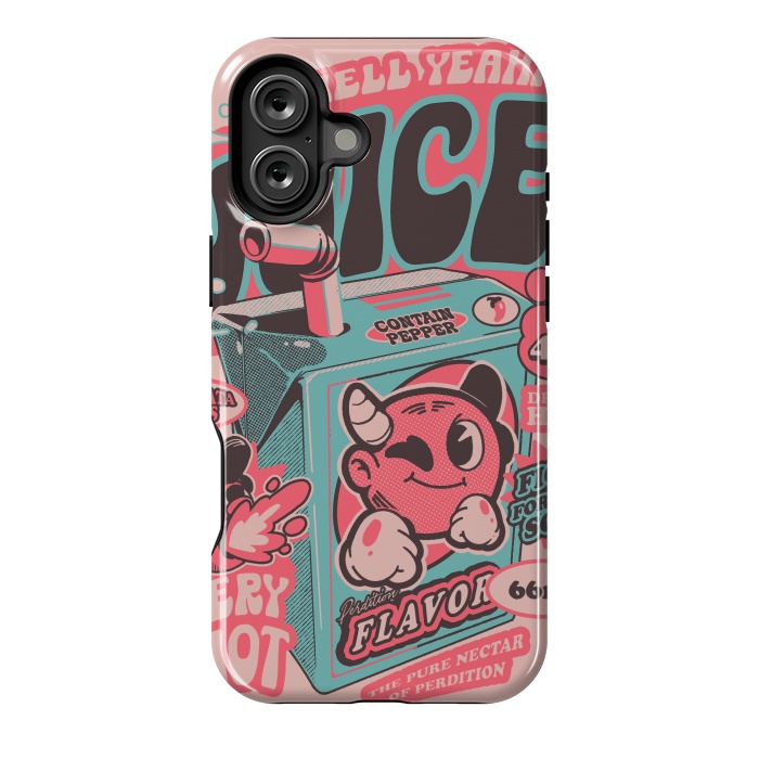 iPhone 16 Plus StrongFit Pink - Hell Yeah Juice  by Ilustrata