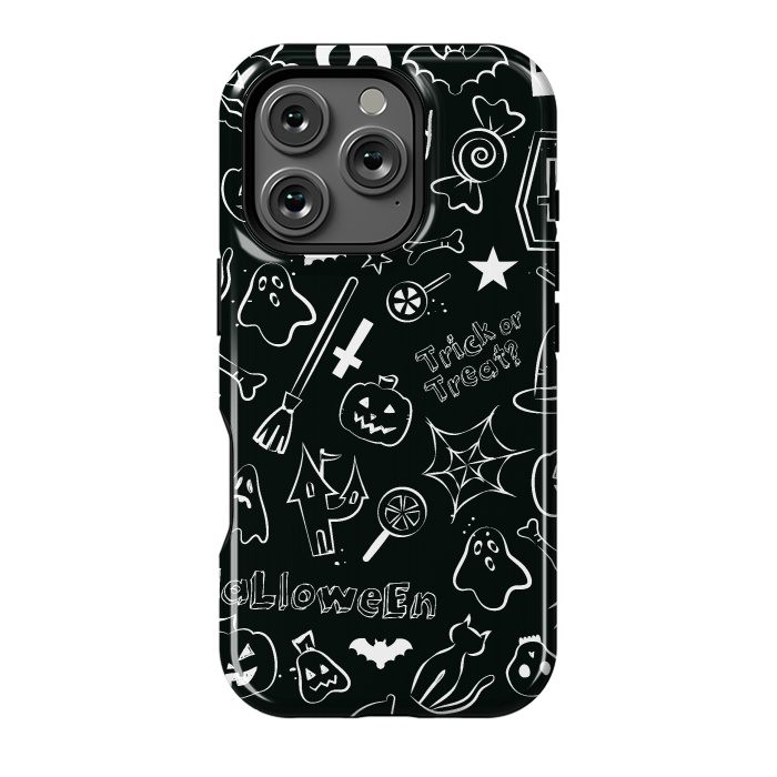 iPhone 16 Pro StrongFit Halloween Pattern by Bledi