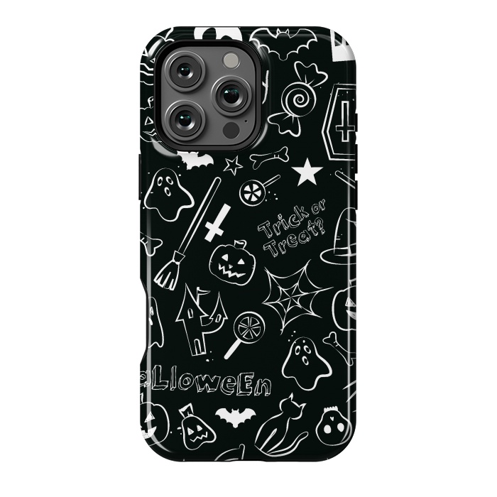 iPhone 16 Pro Max StrongFit Halloween Pattern by Bledi