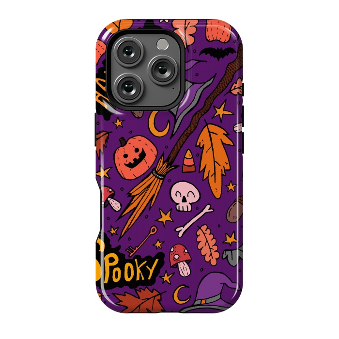 iPhone 16 Pro StrongFit Everything Halloween  by Steve Wade (Swade)