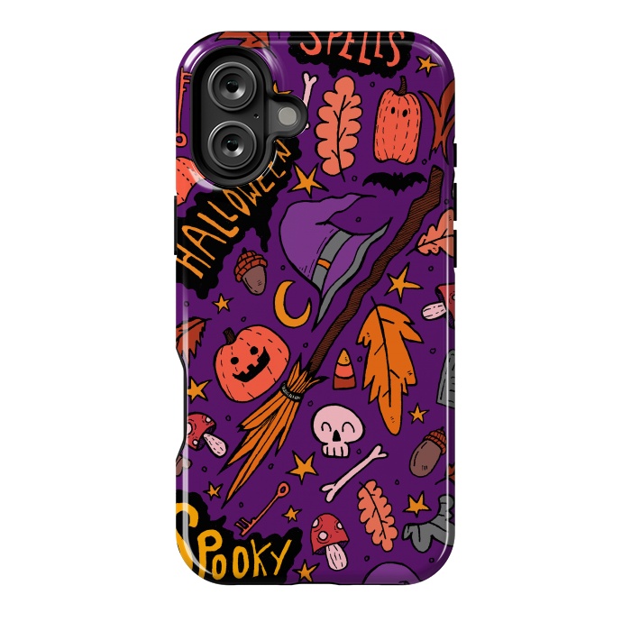 iPhone 16 Plus StrongFit Everything Halloween  by Steve Wade (Swade)