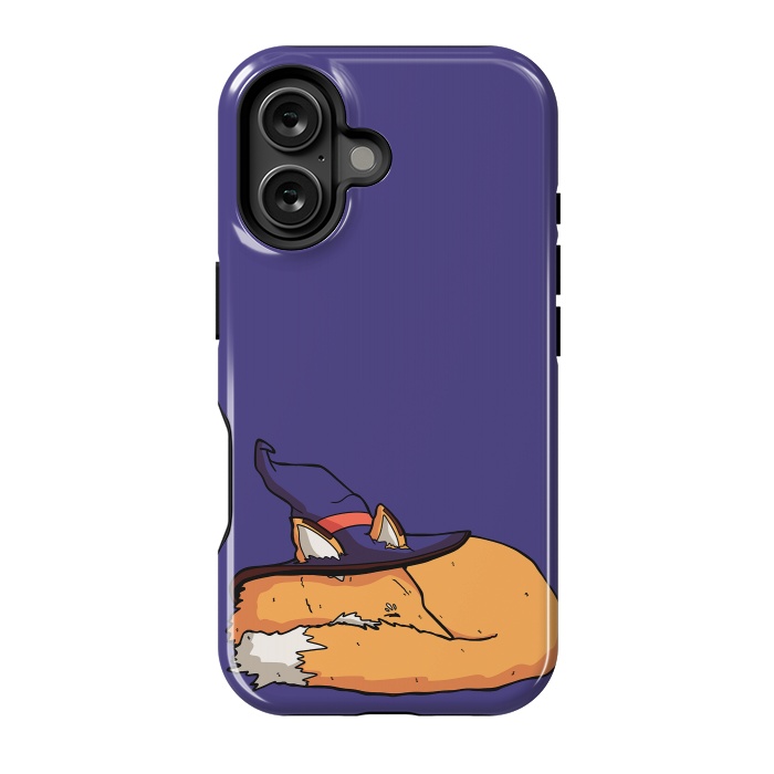 iPhone 16 StrongFit The sleeping wizard's fox by Steve Wade (Swade)