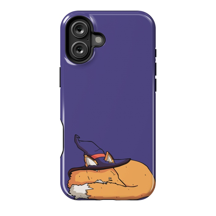 iPhone 16 Plus StrongFit The sleeping wizard's fox by Steve Wade (Swade)