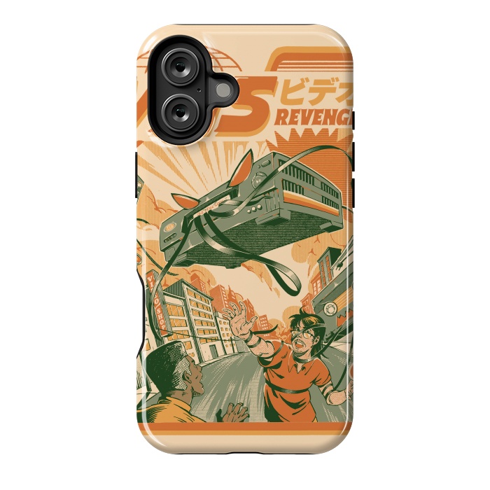 iPhone 16 Plus StrongFit VHS Revenge by Ilustrata