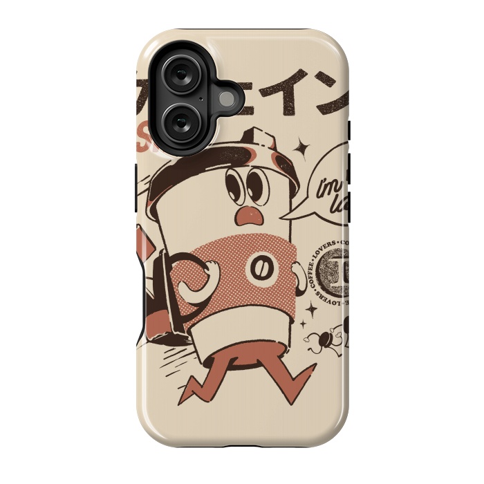 iPhone 16 StrongFit I'm so Latte! - Cream by Ilustrata