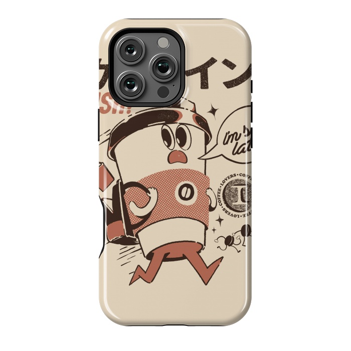 iPhone 16 Pro Max StrongFit I'm so Latte! - Cream by Ilustrata