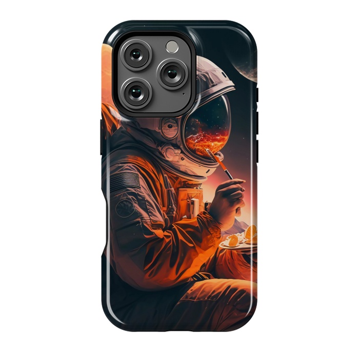 iPhone 16 Pro StrongFit Astronaut in the moon by haroulita