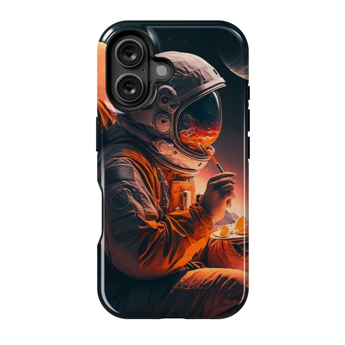 iPhone 16 StrongFit Astronaut in the moon by haroulita