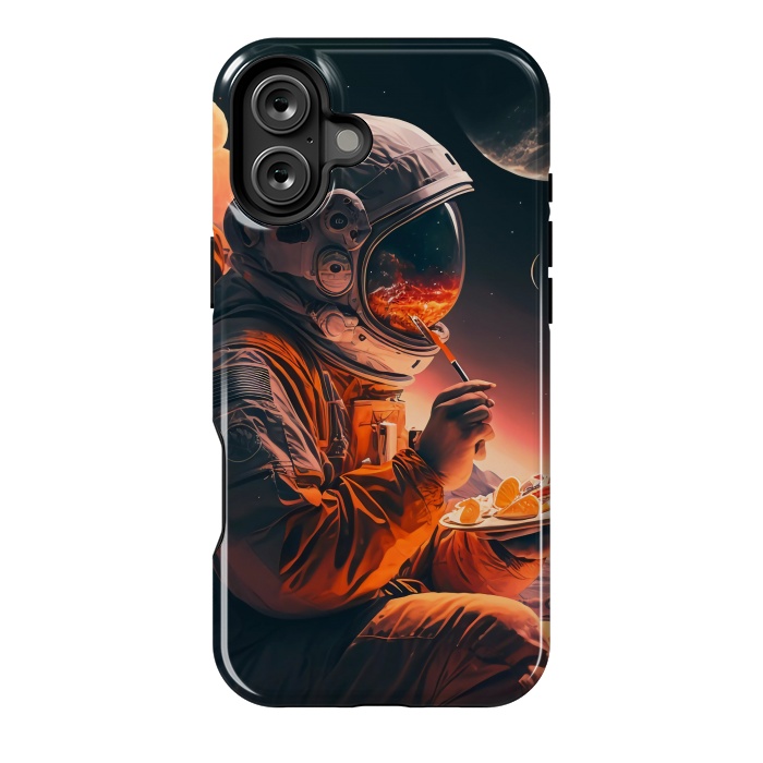 iPhone 16 Plus StrongFit Astronaut in the moon by haroulita