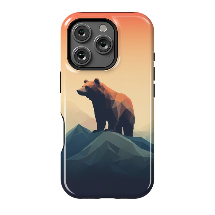 iPhone 16 Pro StrongFit Bear in the mountains by haroulita