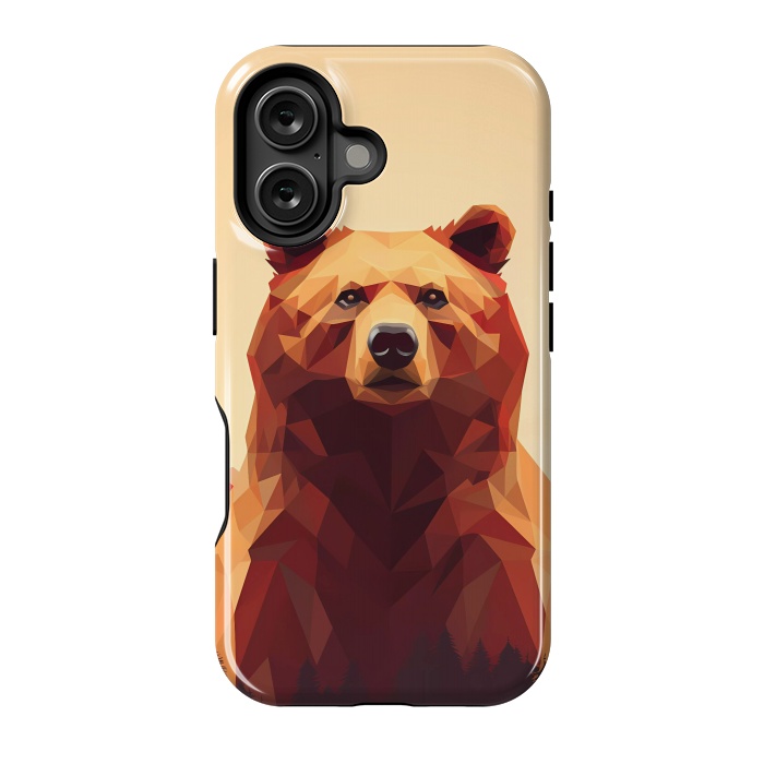 iPhone 16 StrongFit Poly bear by haroulita