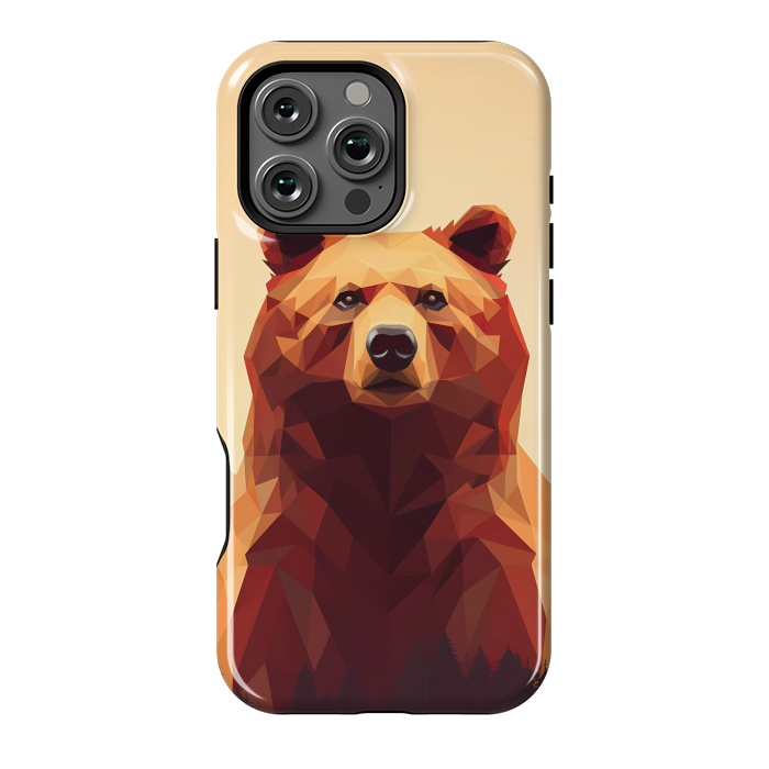 iPhone 16 Pro Max StrongFit Poly bear by haroulita