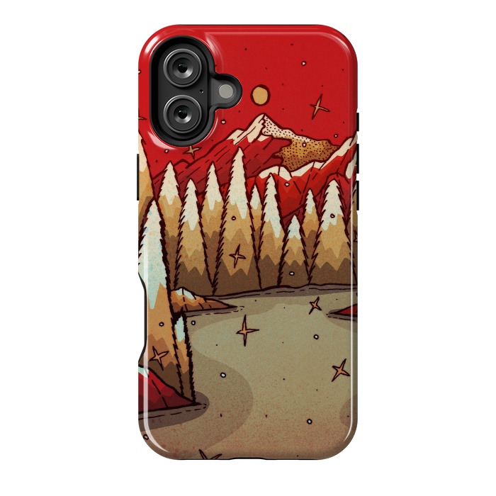 iPhone 16 Plus StrongFit The red Xmas lands by Steve Wade (Swade)