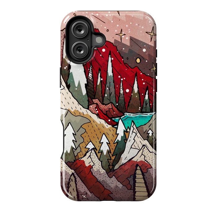 iPhone 16 Plus StrongFit The great winter land  by Steve Wade (Swade)