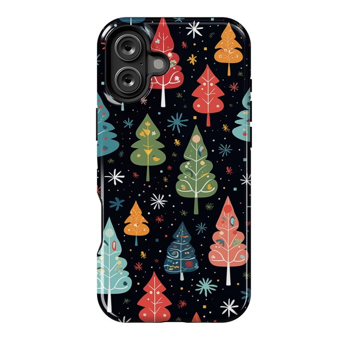 iPhone 16 Plus StrongFit Whimsical Christmas Pattern by Texnotropio