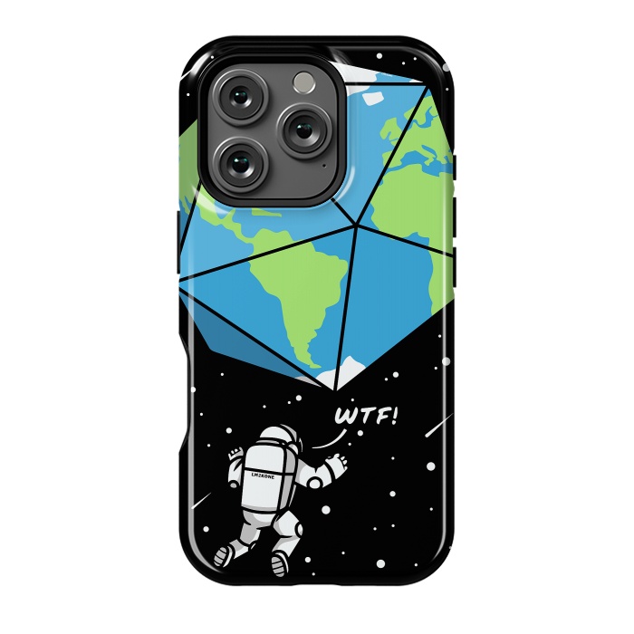 iPhone 16 Pro StrongFit D20 Earth Astronaut by LM2Kone