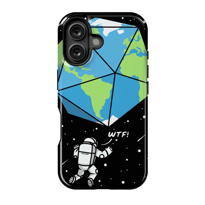 iPhone 16 StrongFit D20 Earth Astronaut by LM2Kone