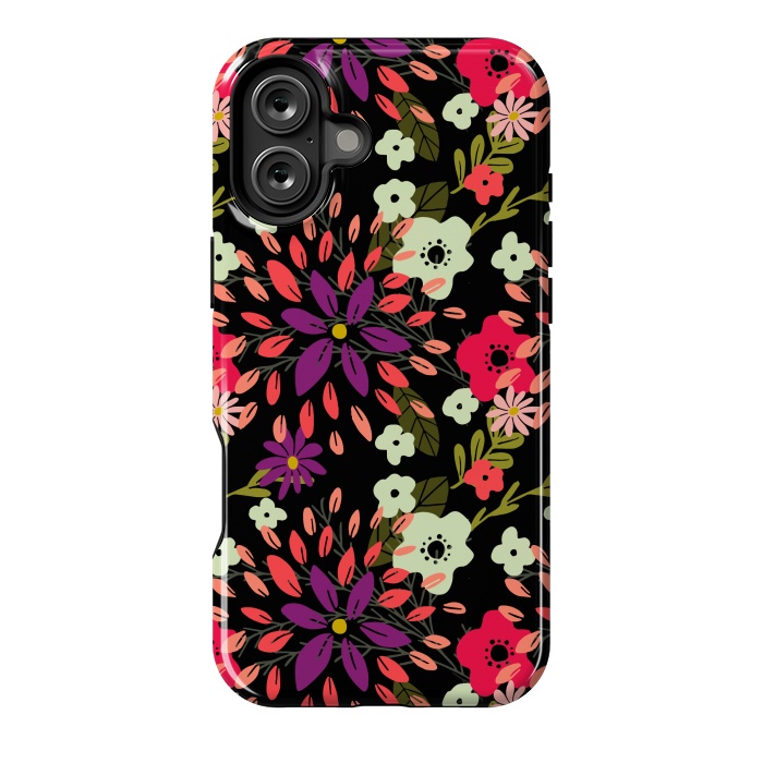 iPhone 16 Plus StrongFit Bright Floral by Tiny Thistle Studio