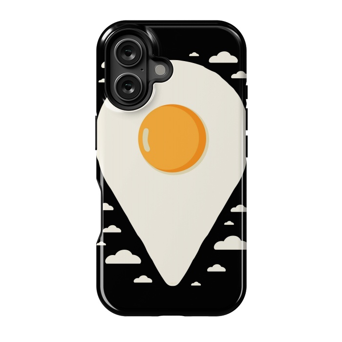 iPhone 16 StrongFit Fried egg here by LM2Kone